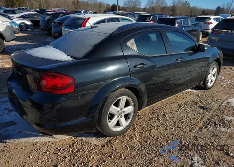2013 Dodge Avenger Sxt z USA, uszkodzony, nr VIN 1C3CDZCB1DN681057